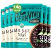 BeanVIVO (Pack of 6) Organics 14g Plant based Protein Baja Black Beans - Good Source of Fiber - Nutritious & Microwave Meals - Gluten-Free Plant Food - 10 oz view 1