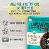 BeanVIVO (Pack of 6) Organics 14g Plant based Protein Baja Black Beans - Good Source of Fiber - Nutritious & Microwave Meals - Gluten-Free Plant Food - 10 oz view 3