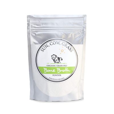 Beef Bone Broth Powder - Organic Grass-fed Pure Protein Non-Gelling Type (100g)