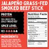 12 Flavor Variety Meat Sticks. No Added Nitrates, Gluten, Soy, MSG, Dairy, Nuts. 8 Grass-fed Beef Flavors, 3 Free-range Turkey Flavors & 1 Natural Pork Flavor (4 of Each, 48-cnt, 1-oz Stick) view 3