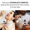 NUVO WELLNESS ESSENTIALS Vitamin B12 Sublingual Liquid Drops - Vegan Vitamins Sugar Free - Boost Energy and Metabolism Level - Sublingual Fast Absorption - Made in USA view 3