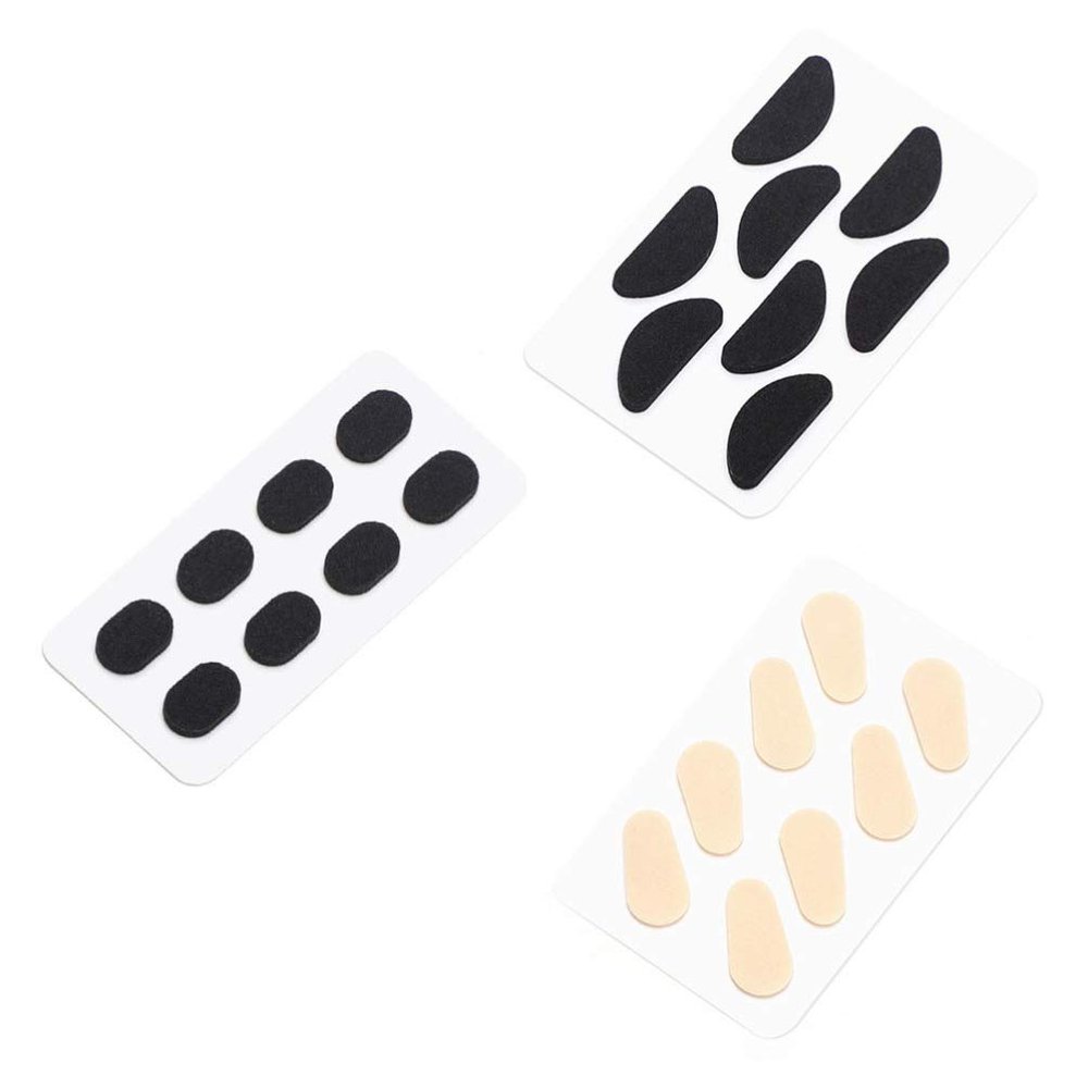 Beaupretty 40pairs Anti-Slipping Eyeglass Nose Pads Sponge Nose Support for Eyewear Comfortable Fit Reduces Suitable for Glasses and Sunglasses Mixed Styles Random Style