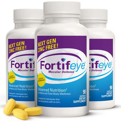 Fortifeye Vitamins Macular Defense Multivitamin-90 Day Supply, 270 Tablets (Zinc Free), All Natural Total Body & Eye Vitamins for Vision, Pure Macular Support Formula, Complex Eye Vitality Supplement
