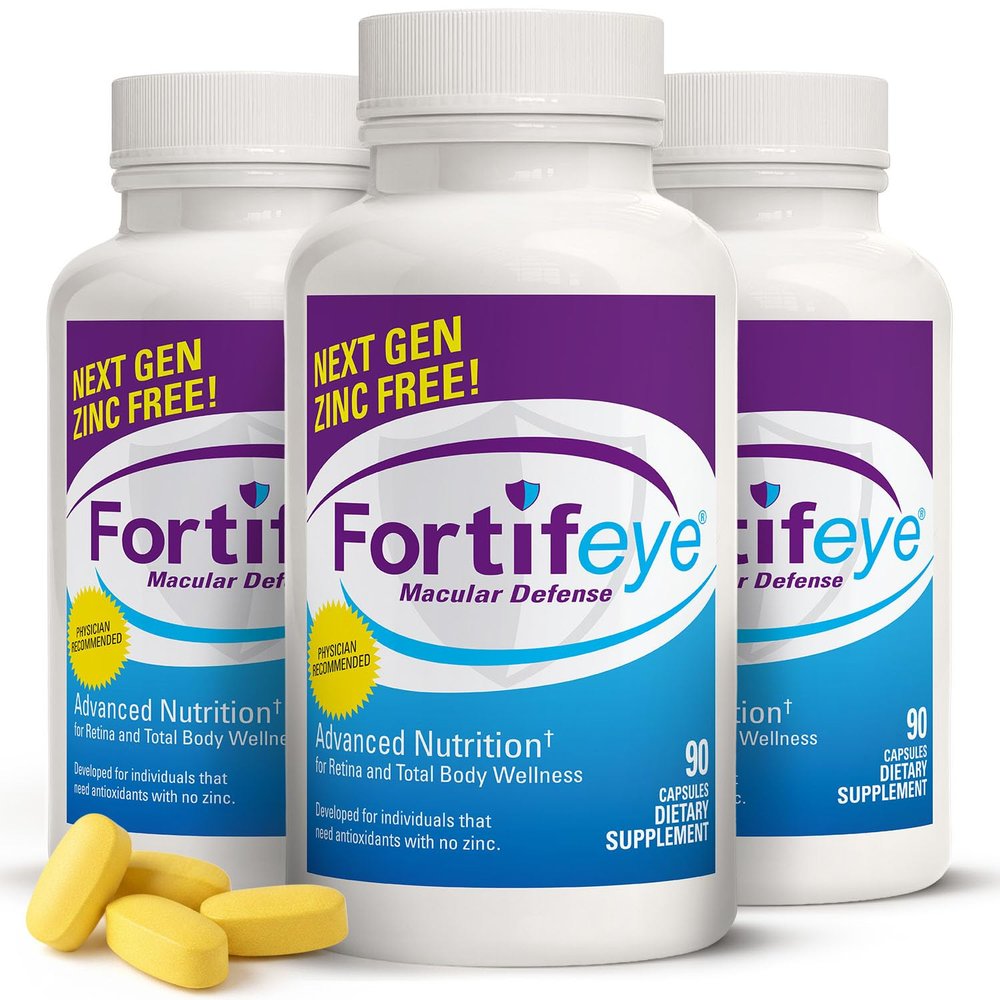 Fortifeye Vitamins Macular Defense Multivitamin-90 Day Supply, 270 Tablets (Zinc Free), All Natural Total Body & Eye Vitamins for Vision, Pure Macular Support Formula, Complex Eye Vitality Supplement
