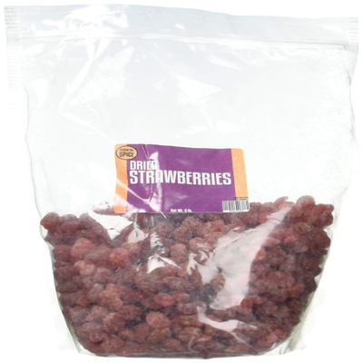 Essential Spice Dried Strawberries, 5 Lb - Soft & Chewy, Naturally Sweet, Perfect for Snacking, Baking, and Toppings  Gourmet Quality, Rich in Flavor  Ideal for Cereal, Oatmeal, Salads & More