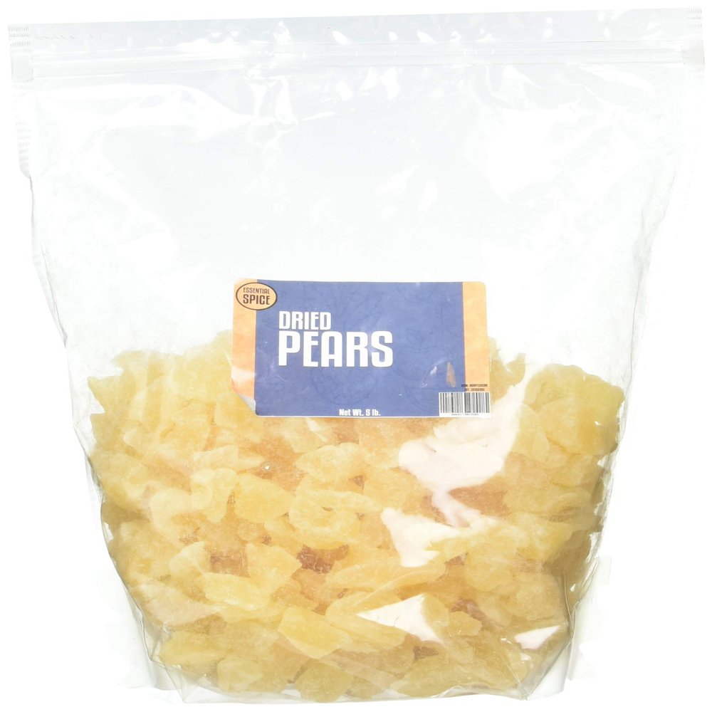 Essential Spice Dried Pear Chunk, 5 Lb