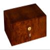 AUTOGRAPHED DANIEL MARSHALL LIMITED EDITION 165 CIGAR HUMIDOR IN BURL WITH LIFT OUT TRAY view 1