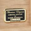 AUTOGRAPHED DANIEL MARSHALL LIMITED EDITION 165 CIGAR HUMIDOR IN BURL WITH LIFT OUT TRAY view 3