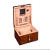 Autographed Daniel Marshall 100 Cigar Humidor in Precious Burl Humidor view 1
