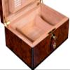 Autographed Daniel Marshall 100 Cigar Humidor in Precious Burl Humidor view 3