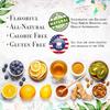 Winter Wonderland Holiday Tea Gift Set by La Tea Dah, Gourmet Tea Variety Pack with Vanilla Chai Tea & Serene Herbal Tea (24 Sachets) view 3