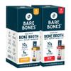 Bare Bones Bone Broth Instant Powdered Mix, Variety Pack, 8 Chicken and 8 Beef, 15g Sticks, 10g Protein, Keto & Paleo Friendly Bone Broth Packets, 16 Total Servings view 1