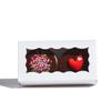 JCXPACK 50PCS 4.17 x 2.16 x 1.37 Inches White Macaron Gift Boxes for 2, Chocolate Covered Ores Boxes, Macaron Packaging for Wedding, Party, Thank You Favors view 2
