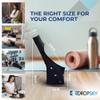 Dropsky Thumb Brace 4 Pack  Waterproof Thumb Splint with Gel Pad for Carpal Tunnel, Arthritis & Trigger Finger Relief  Adjustable Compression Wrist Stabilizer for Left & Right Hand - Black view 2