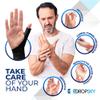 Dropsky Thumb Brace 4 Pack  Waterproof Thumb Splint with Gel Pad for Carpal Tunnel, Arthritis & Trigger Finger Relief  Adjustable Compression Wrist Stabilizer for Left & Right Hand - Black view 3