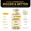 Bulk (20g) Gold Luster Dust Edible Glitter for Cocktails | Premium Edible Gold Luster Dust for Cake Decorations - Edible Glitter for Drinks Cupcakes Cookies Cakes Food Paint view 2