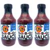 Pitmaster LT's Classic Kansas City Made BBQ Sauce | NO: High-Fructose Corn Syrup, Gluten, Preservatives | All-Natural, Smoky Sweet Craft Blend (3 x 19 oz) view 1