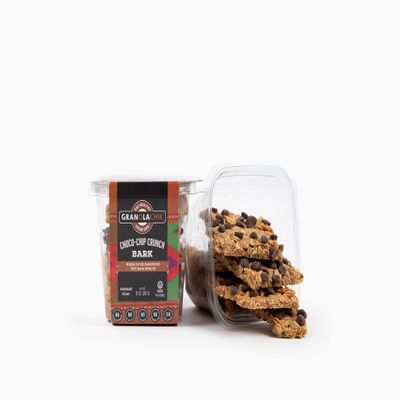 Granolachik Artisanal Granola Bark, Vegan, No Refined Sugars Maple Syrup Sweetened (Chocolate Chip, 10.00 Ounce (Pack of 1))