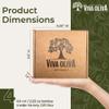 Viva Oliva Four 60ml (2oz) Variety Gift Set - Premium Flavored Extra Virgin Olive Oils (Tuscan Herb & Basil) and All Natural Balsamic Vinegars (18 Year Traditional & Black Mission Fig) view 3