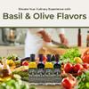 Viva Oliva Four 60ml (2oz) Variety Gift Set - Premium Flavored Extra Virgin Olive Oils (Tuscan Herb & Basil) and All Natural Balsamic Vinegars (18 Year Traditional & Black Mission Fig) view 4