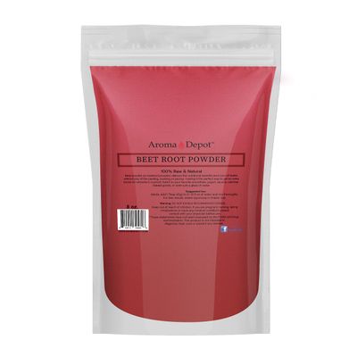 Beet Root Powder 8 oz. by Aroma Depot Raw & Non-GMO I Vegan & Gluten Free I Nitric Oxide Booster I Boost Stamina and Increases Energy I Immune System Booster I 100% Natural