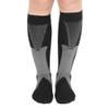 Durable Socks Great Flexibility Compression Stockings, Men Compression Socks, Breathable for Office Workers Athletes Runners(black, L/XL) view 3