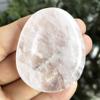 favoramulet Healing Crystal Thumb Worry Stone, Teardrop Carved Palm Pocket Stones for Anxiety Therapy Geometry Chakra Reiki Positive Energy Meditation, Rock Quartz view 2