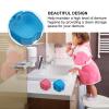 10pcs Box Bath Box False Storage with Rinsing Basket Toothbrush Mixed Color view 2
