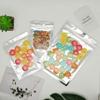 100 Pack Resealable Mylar Bags- 4.7 x 7.9 Inch Flat Zip lock Bags Food Storage Packaging Pouch Clear Silver Aluminum Foil Bags view 4