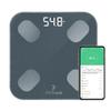 FitTrack Dara Smart BMI Digital Scale - Measure Weight and Body Fat - Most Accurate Bluetooth Glass Bathroom Scale (Black) view 1