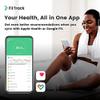 FitTrack Dara Smart BMI Digital Scale - Measure Weight and Body Fat - Most Accurate Bluetooth Glass Bathroom Scale (Black) view 4