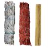 Activate White Sage Pack Bundle - 4 Inches Smudge Sticks Home Spiritual Cleansing Meditation Relaxation Aromatherapy Healing Energy Rituals - Premium California White (Trinity Pack) view 1