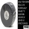 12 Pack Black Athletic Tape (45ft Rolls) - Athletes Trainers Injuries & First Aid - Premium Medical Sports Tape - Wrap & Support Ankles & Wrists - Easy Tear Design with Zinc Oxide & No Sticky Residue view 4