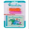 The Brushies Momo & Pinky Toddler Toothbrush 2-Pack & Storybook Set/Dental Item and Book/Youth Tooth & Gum Care/Ages 4 Weeks to 4 Years view 1