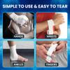 24 Pack White Athletic Tape (45ft Rolls) - Athletes Trainers Injuries & First Aid - Premium Medical Sports Tape - Wrap & Support Ankles & Wrists - Easy Tear Design with Zinc Oxide & No Sticky Residue view 3
