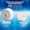 24 Pack White Athletic Tape (45ft Rolls) - Athletes Trainers Injuries & First Aid - Premium Medical Sports Tape - Wrap & Support Ankles & Wrists - Easy Tear Design with Zinc Oxide & No Sticky Residue view 4