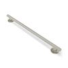 12-inch Coronado Designer Straight Bathroom Shower Grab Bar, Satin Stainless Steel, Brushed Nickel view 4