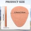 20 Pieces Metatarsal Felt Pads Foot Insert Pads Ball of Cushion for Pain Relief Forefoot and Sole Adhesive Foam Accessories for Men and Women 1/4 Inch Thick(Nude Color) view 2