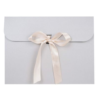 10Pcs Envelope Presents Bags Paper Party Favor Bag with Bow Ribbon Silk Scarves Presents Package Box Gloves Hat Scarf Envelope Wrap Bags Greeting Cards Holders for Christmas Birthday Wedding Decor
