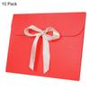 10Pcs Envelope Presents Bags Paper Party Favor Bag with Bow Ribbon Silk Scarves Presents Package Box Gloves Hat Scarf Envelope Wrap Bags Greeting Cards Holders for Christmas Birthday Wedding Decor view 4