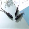 Jovivi Natural Black Obsidian Healing Crystal Necklace Bronze Flower Wrapped Facted Gemstone Pointed Pendant Pendulum for Reiki Divination Wicca Balancing view 3