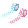 2Pcs Finger Tape Self Adhesive Bandage Rolls Elastic Bandage Writing Finger Wrap Protector Tapes for Finger Wrist Ankle Sports(Red Blue) view 1