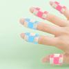 2Pcs Finger Tape Self Adhesive Bandage Rolls Elastic Bandage Writing Finger Wrap Protector Tapes for Finger Wrist Ankle Sports(Red Blue) view 4