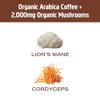 OM MUSHROOM SUPERFOOD Instant Coffe  Organic Arabica with Lions Mane, Cordyceps, Reishi, Turkey Tail & Ginkgo Biloba  Supports Energy, Focus & Mental Clarity  Single Serve Pack (10 Count) view 3