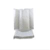 100 Qty 6" x 9" Decorative Flat Paper Gift Bags - Silver Chevron Pattern on White Kraft Bags - for Sales/Treats/Parties Cookies/Gifts - N'icePackaging view 1