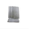 100 Qty 6" x 9" Decorative Flat Paper Gift Bags - Black Chevron Pattern on White Kraft Bags - for Sales/Treats/Parties Cookies/Gifts - N'icePackaging view 1