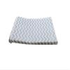 100 Qty 5" x 7" Decorative Flat Paper Gift Bags - Silver Chevron Pattern on White Kraft Bags - for Sales/Treats/Parties Cookies/Gifts - N'icePackaging view 1