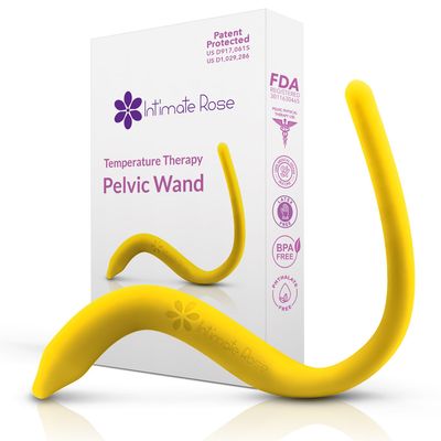 IntimateRose Hot/Cold Pelvic Wand - Temperature Therapy for Pelvic Floor Muscle Pain - BPA-Free, Latex-Free, for Men & Women (Hot/Cold Therapy)