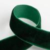 Italian Options Velvet Ribbon, Luxury, Single-Face Velvet Ribbon for Crafting, Christmas, Bows, Hair, Cakes, Weddings, Ornaments, Gift Wrapping, Flowers, 25mm x 10 Metre Roll, Bottle Green view 1