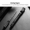 CIGARLOONG Cigar Punch 4-in-1 Retractable and Screw Out Punch Anti-Hot Draw Tool(Color:Blue) view 3